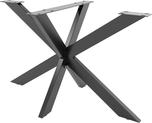 TPFLiving Tischbeine Bilan M Sled Base aus Metall in Schwarz Matt, H: 71,0 cm, B: 120,0 cm, T: 68,0 cm - Bild 1