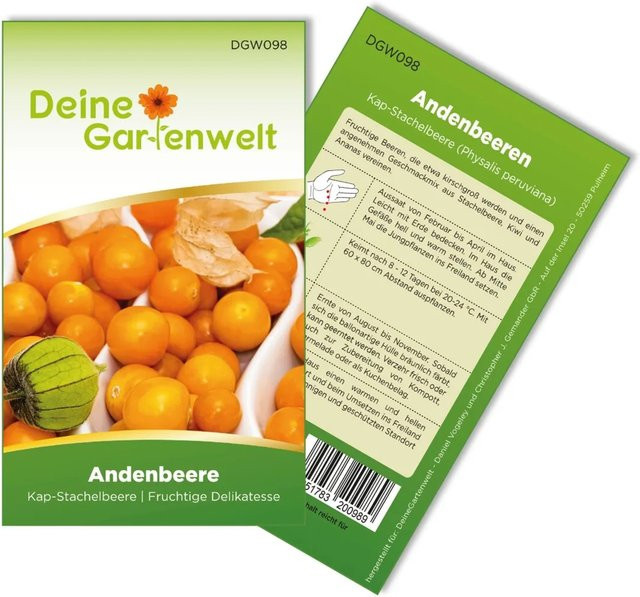 Deine Gartenwelt Kapstachelbeere Andenbeere Gemüsesamen - Bild 1
