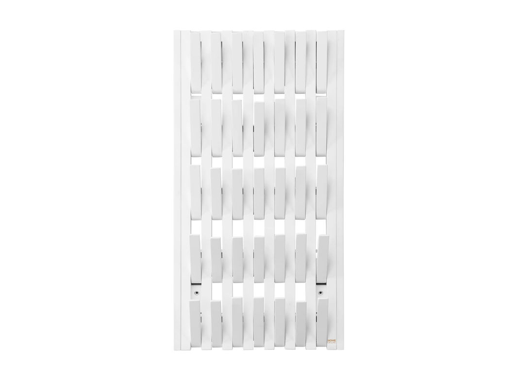 HOME DELUXE Garderobenpaneel QUEST in Weiß mit Haken aus Kautschukbaum - Bild 2