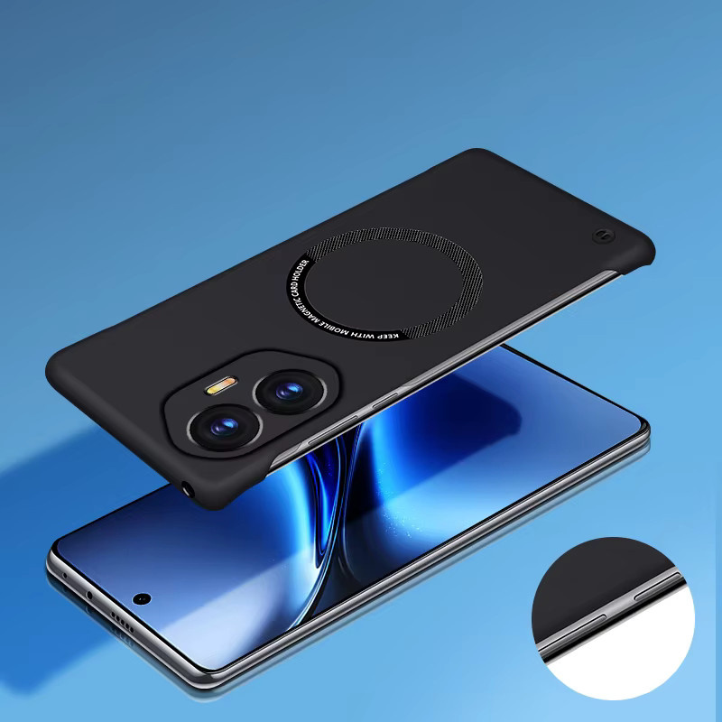 MagSafe kompatible magnetische Schutzhülle aus hartem PC für Honor 300 200 100 90 70 50 Ultra X60 Pro Magic 6 5 4 3 7 Pro in Blau oder Schwarz - Bild 2