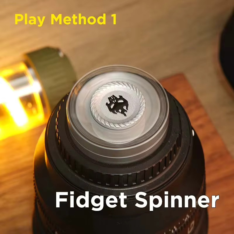 YIJOO EDC Mini Open Armor Metall-Fidget-Spinner - Bild 2