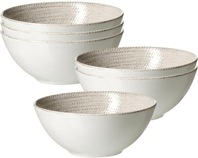 Ritzenhoff & Breker Müslischalen Rimini aus Keramik 6er Set in Beige, Grau und Weiß Durchmesser: 16,5 cm - Bild 1