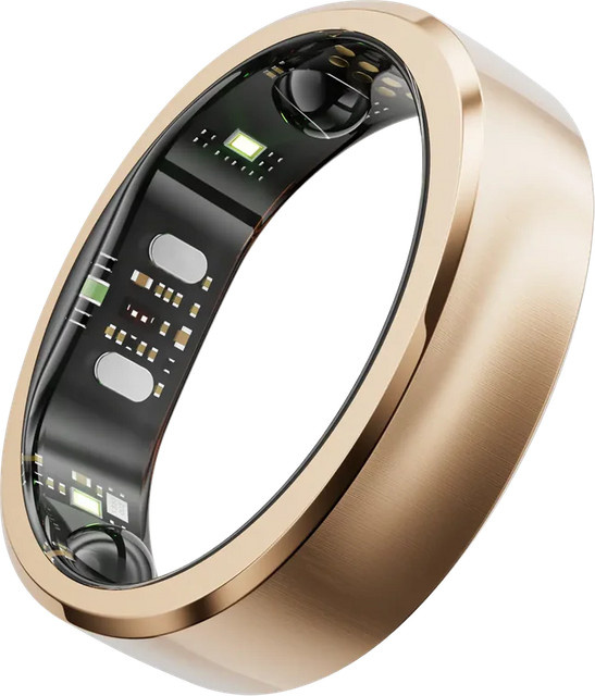 RingConn Smart Ring Gen 3 Unisex in Gold mit Schlaf-Tracking, Herzfrequenzmessung und Wasserfestigkeit, Größe 8 - Bild 2
