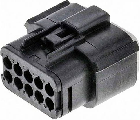 Molex Buchsengehäuse-Kabel 194180024 in Schwarz - Bild 1