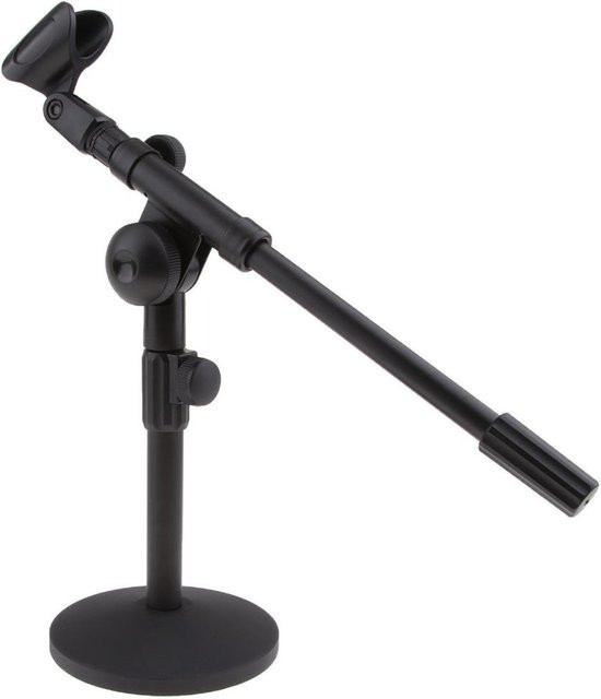 MagiDeal Universeller verstellbarer Tisch-Mikrofonhalter 13 Zoll in Schwarz mit Basisdurchmesser 13 cm - Bild 1