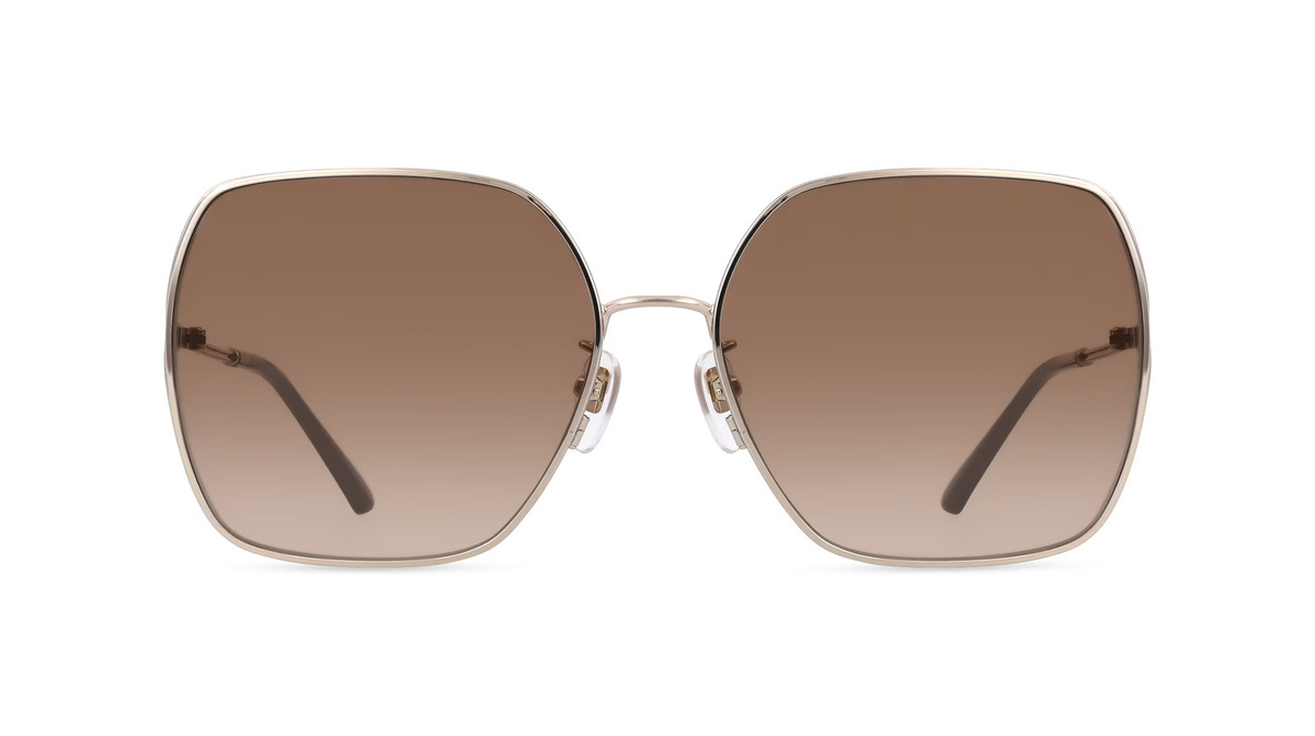 Nina Ricci NRISNR301 Sonnenbrille, Vollrand, hexagonal, Metall, Unisex, silber - Bild 1