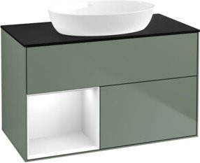 V&B Waschtischunterschrank Finion 100 in Weiß lackiert, B/T/H: 100 x 50,1 x 50,1 cm - Bild 1