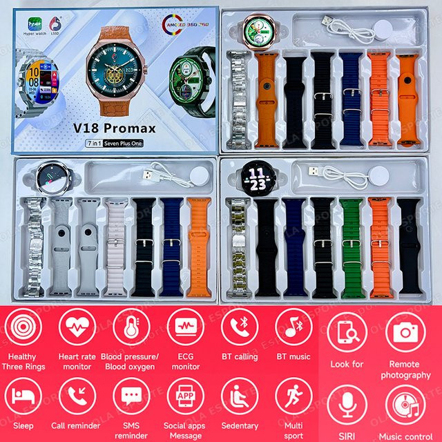 Ola Esporte Smartwatch, Gold, Kunststoff, Unisex - Bild 1