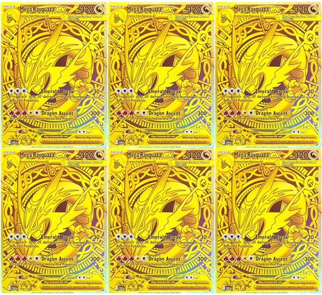 Pokémon Mega Rayquaza EX GX VMAX V DIY Karte, Englisch, Sammelkartenspiel - Bild 1