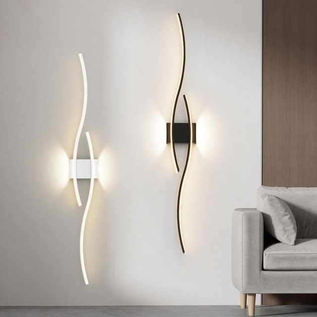 HAULVANG LED Wandleuchte für Innenräume mit integriertem LED für Küche, Flur, Schlafzimmer und Wohnzimmer - Bild 1