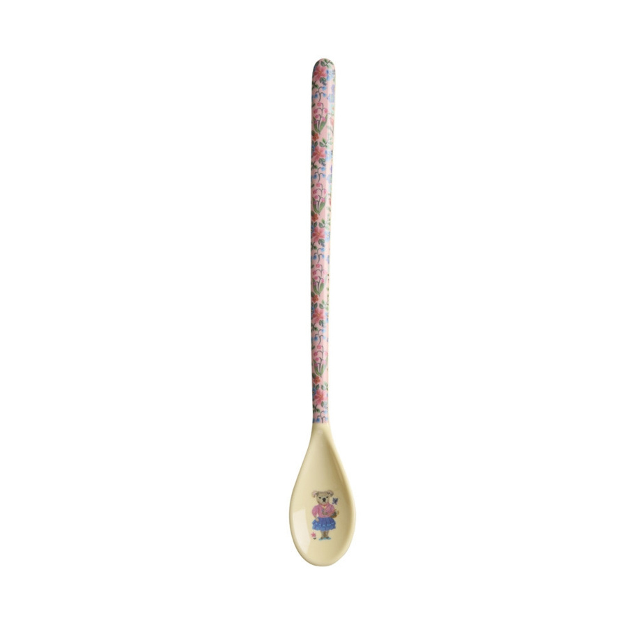 Rice Melamin Latte-Löffel Nathalie Lété Print in Pink - Bild 1