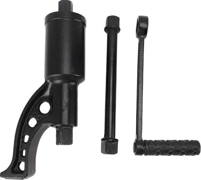 aimo 7-teiliges Torsions-Vielvervielfacher-Schraubenschlüssel-Set mit 4 Stecknüssen, 1:69 Übersetzung, 4800 Nm Drehmoment, Schwarz - Bild 1