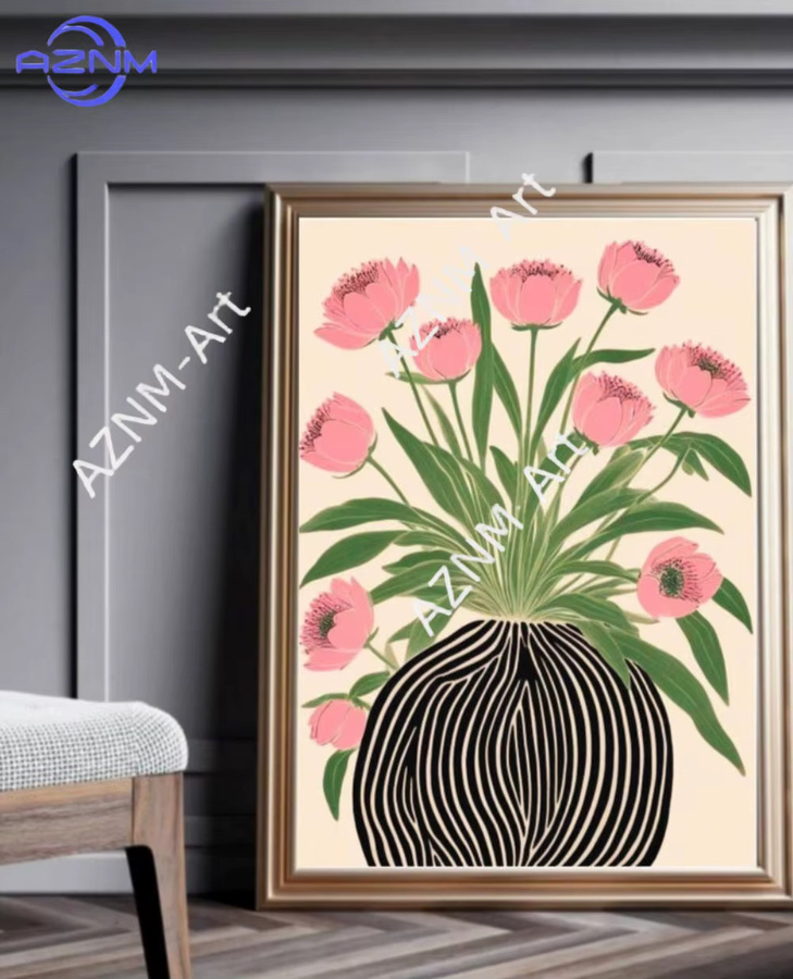 KAYOU Blumenposter Matisse-Wandkunst mit floralen Motiven in Multicolour als moderner Paper Poster - Bild 3