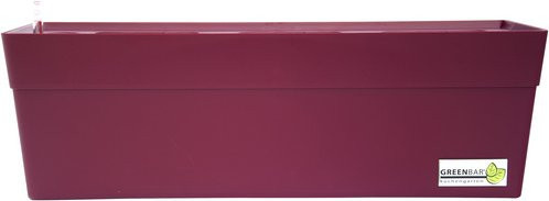 GREENBAR Kräuterbox mit Bewässerungssystem und Wasserstandsanzeige, rot, B/T/H: 16,0 x 15,5 cm - Bild 1