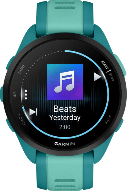 Garmin Forerunner 165 Music Smartwatch mit GPS und Herzfrequenzmessung in Türkis - Bild 2