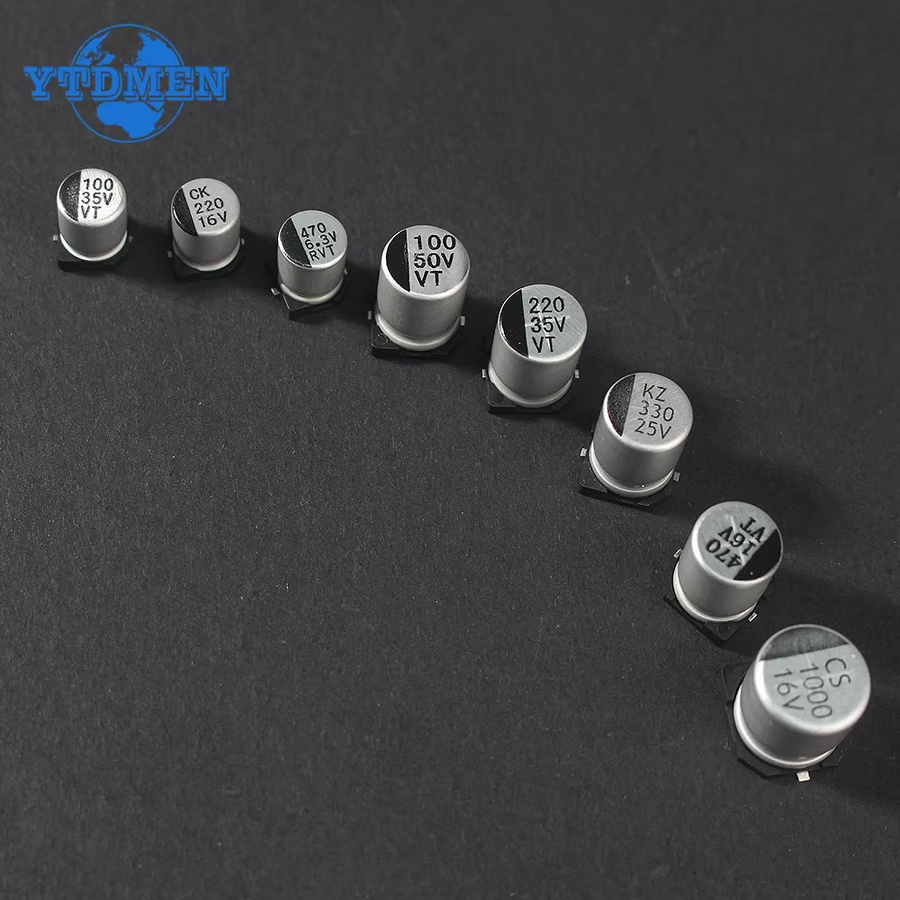 YTDMEN SMD Aluminium-Elektrolytkondensator Set, 400 Stück, Farbe: Silber - Bild 2