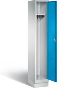 C+P Garderobenschrank Classic mit Front in Lichtblau und Korpus in Lichtgrau, H x B x T: 180 x 32 x 50 cm - Bild 1