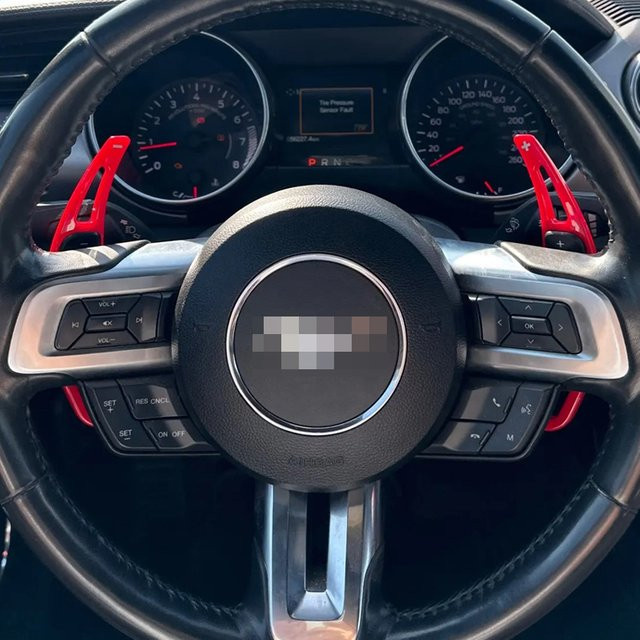 AULIGUS Schaltwippen Verlängerung für Ford Mustang 2015-2019, DSG Schalthebel, Rot - Bild 1