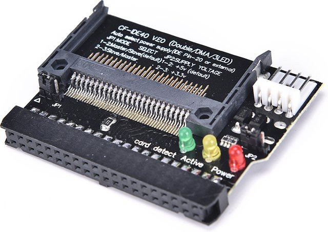 Compact Flash CF auf 3,5 Zoll IDE 40 Pin Bootable Adapter Konverterkarte in Schwarz - Bild 1