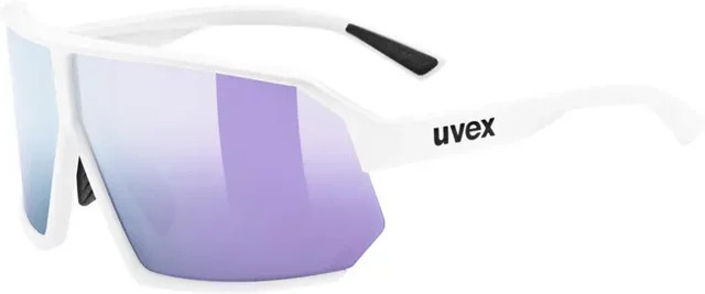 Uvex Sportstyle 237 Sonnenbrille, Unisex, Vollrand, weiß, Kunststoff - Bild 1