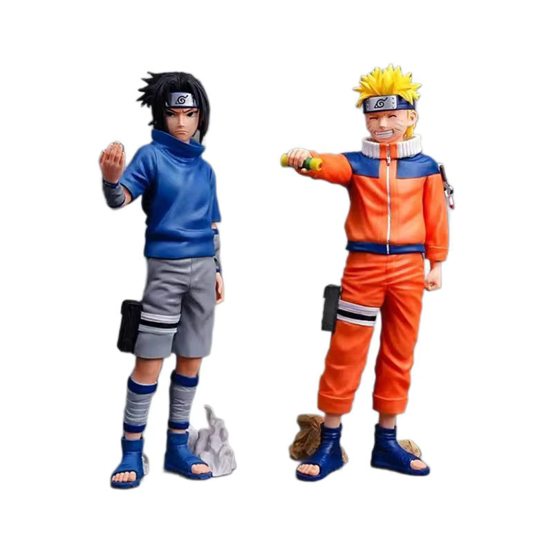Naruto Actionfigur, Naruto Dan Sasuke, Statue Modell, 27 cm - Bild 3