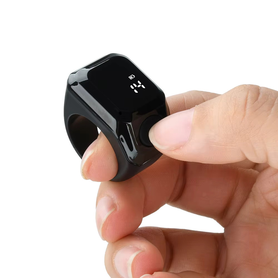 Gaqqee Smarter Bluetooth APP-Ring-Zähler Tasbih-Zähler in Schwarz für Unisex - Bild 5