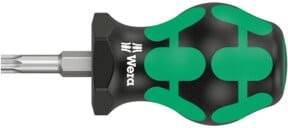 Wera 367 TX Stubby Schraubendreher TX 27 in Grün - Bild 1