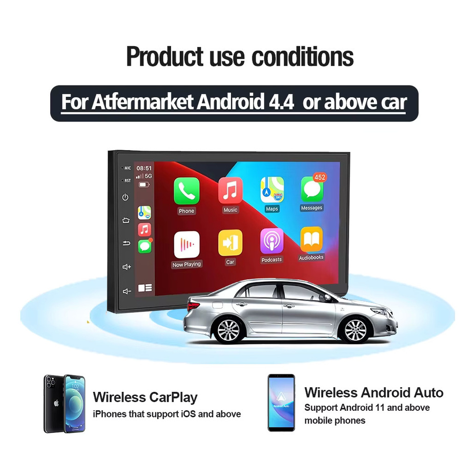 Carlinkit Wireless CarPlay und Android Auto Adapter in Schwarz mit USB-C Anschluss für Navigation und Spotify - Bild 4