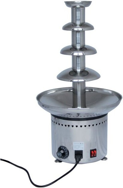 Schneider Schokoladen-Fontäne aus Edelstahl in Silber mit einstellbarem Thermostat, Höhe: 60 cm - Bild 1