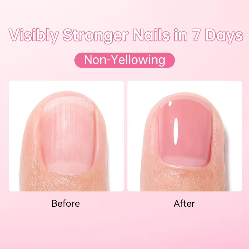 LILYCUTE Nagelpflege-Lack, Natural Pink, mit Keratin, 12 ml - Bild 3
