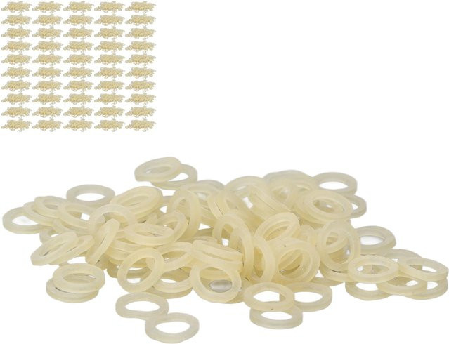 Kieferorthopädische Bänder, elastisch, beige - Bild 1