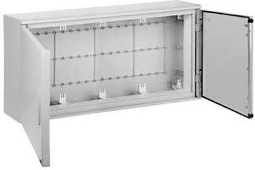 Hager Wandschrank Verteilungskasten aus Kunststoff in Lichtgrau B: 110 cm, H: 55 cm, T: 30 cm - Bild 1