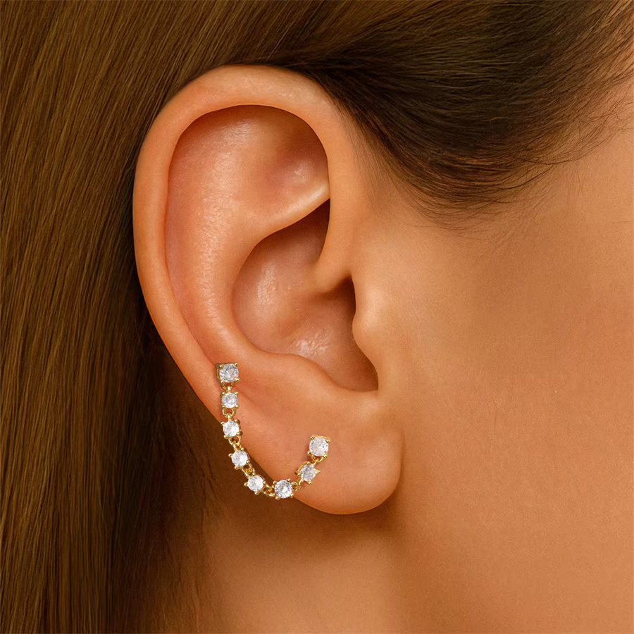 Aide Exquisite Ohrringe, 925 Silber, Zirkonia, Damen - Bild 3