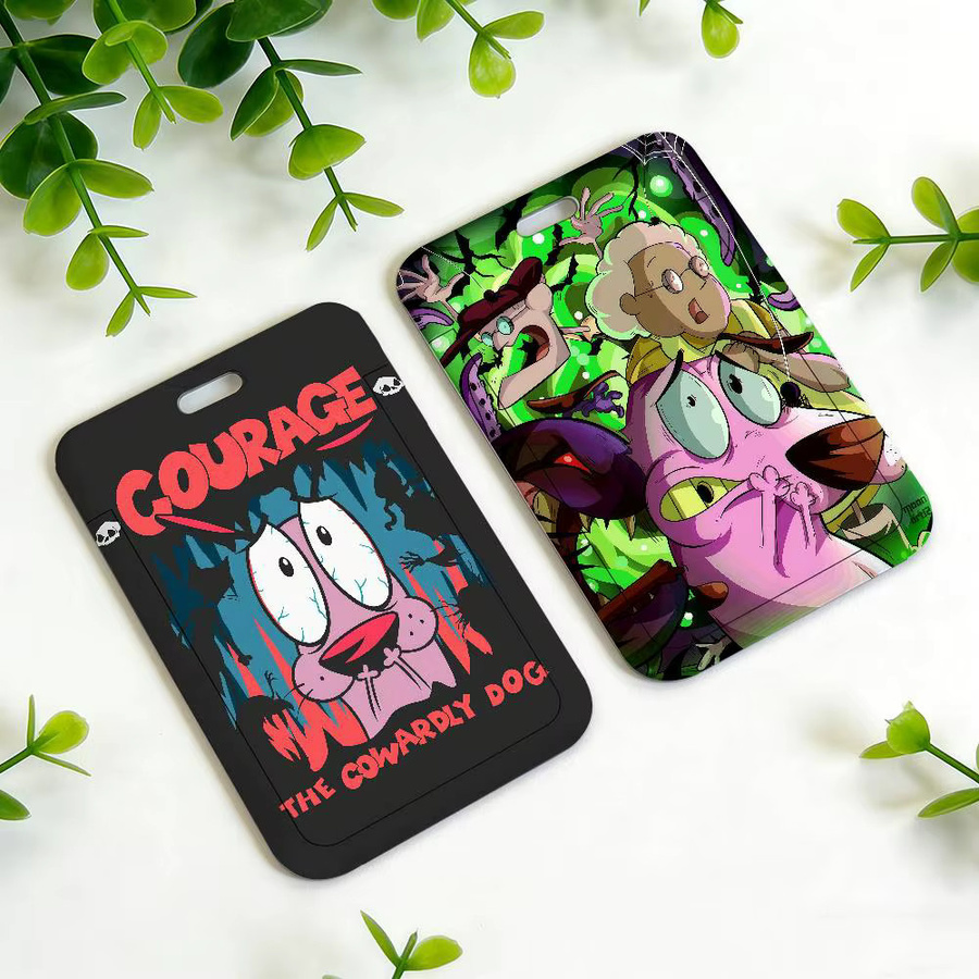 C-COURAGE Cartoon Hund Kartenhalter und Schlüsselband in Multicolour - Bild 2