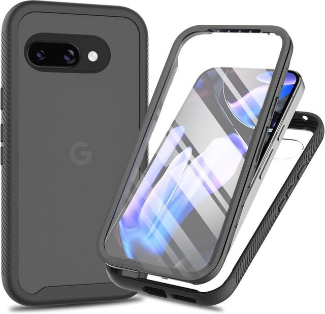 Stoßfeste und klare Handyhülle mit integriertem Displayschutz für Google Pixel 10A in Transparent - Bild 1