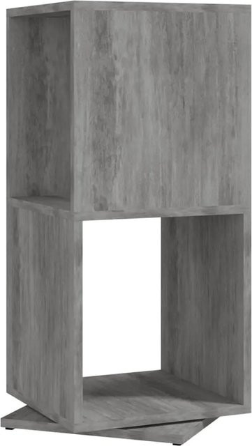 vidaXL Drehregal Grau aus Holzwerkstoff B/T/H: 34,5 x 34,5 x 147,5 cm - Bild 1