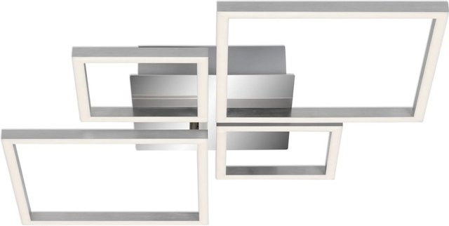 Brilo LED-Deckenleuchte Frame in Silber, dimmbar und verstellbar, B/T/H: 75 x 47 x 7,3 cm - Bild 1