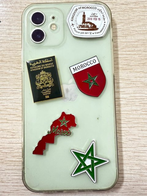 KSPIN Anstecknadel Marokko, Metall-Pin, Broschen - Bild 1
