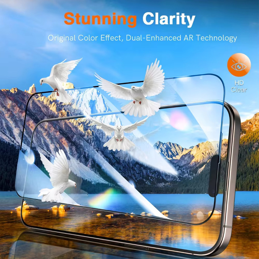 Anti-Spionage Vollschutz Glasfolie für Xiaomi Poco X8 Pro und Poco X8 Pro Max, gehärtetes Glas, transparent - Bild 5