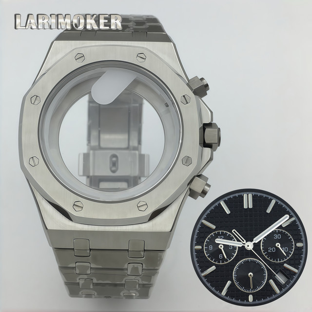 Bliger Armbanduhr Edelstahl, Silber, Quarzwerk, 42,5 mm - Bild 1