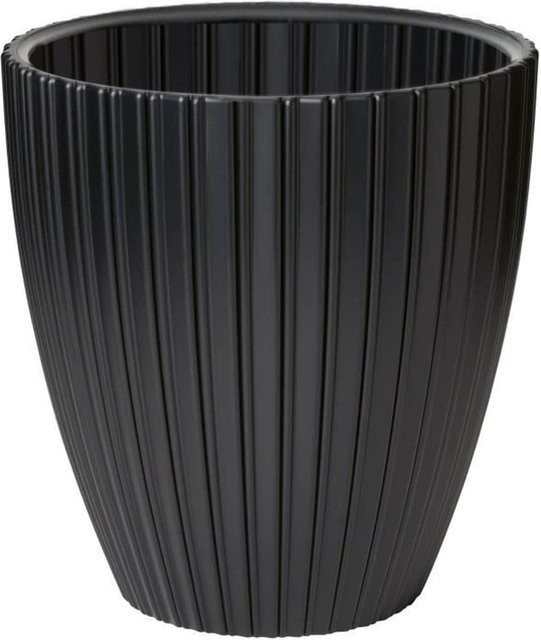 GARDEN ID Blumentopf Elegant Schwarz B: 40 cm, H: 42 cm - Bild 1