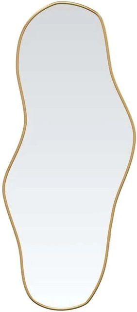 vidaXL Wandspiegel in Gold mit minimalistischer Ästhetik, B/H: 60 x 25 cm - Bild 1
