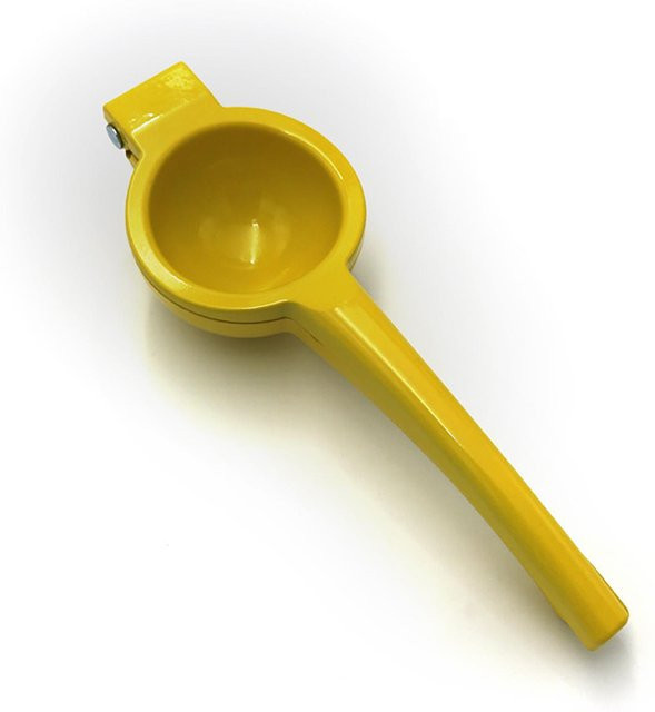 TOMTOP JMS Zitronenpresse aus Aluminiumlegierung in Gelb, Manuelle Citrus-Presse mit ergonomischem Griff - Bild 1