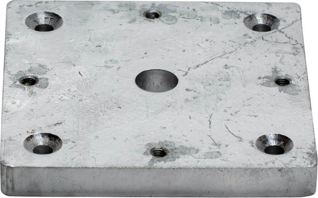 Suncomfort Adapter PSV16 zu PSV22 aus verzinktem Stahl in Silber - Bild 1