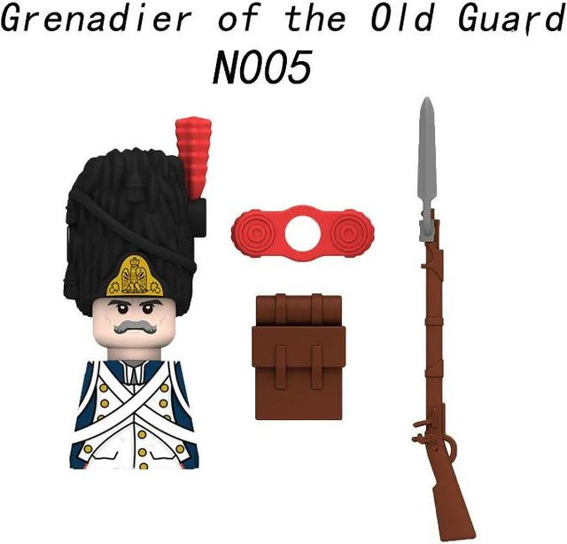 Mittelalterliche Napoleonic War Soldaten Figuren, Britische Französische Füsiliere, ab 14 Jahren - Bild 1