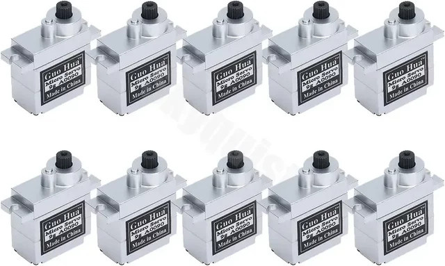 Skyquist Micro Servo Metallgehäuse für RC Starrflügel Flugzeug Trex 450 Hubschrauber Boot Auto Roboter 1/5/10-teiliges Set - Bild 1