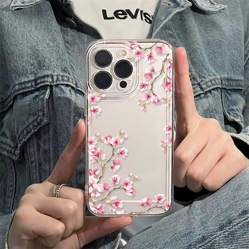 Kirschblüten Handyhülle aus weichem TPU für Xiaomi Redmi Note und Redmi Serie - Bild 2