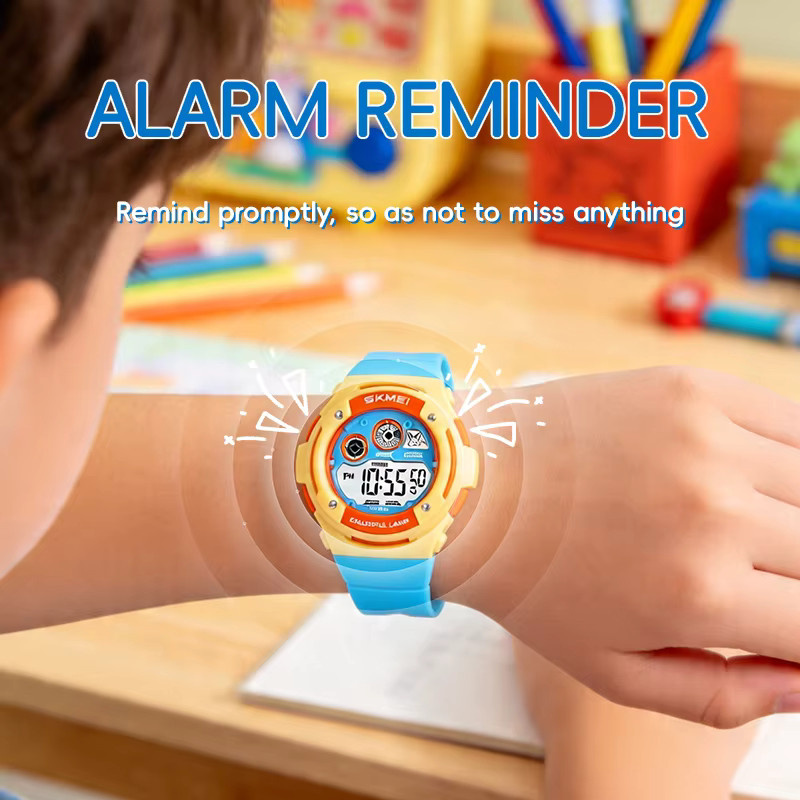 SKMEI Digitaluhr, Kunststoff, Kinder, 5 ATM, Alarm, Chronograph - Bild 5