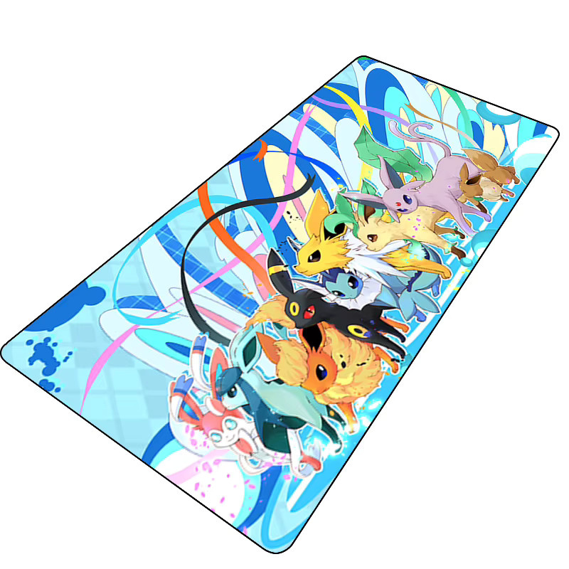 Potdemiel Gaming Mauspad XXL mit buntem Japan Anime Design für PC und Laptop, Mehrfarbig - Bild 2