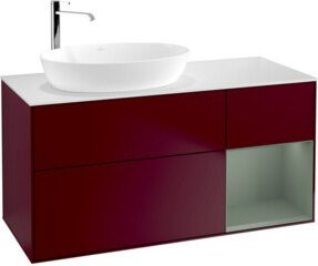 V&B Waschtischunterschrank Finion in Weiß, B/T/H: 120 x 50,1 x 50,1 cm - Bild 1